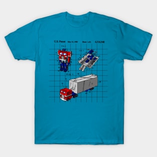 Optimus Prime Toy Patent T-Shirt